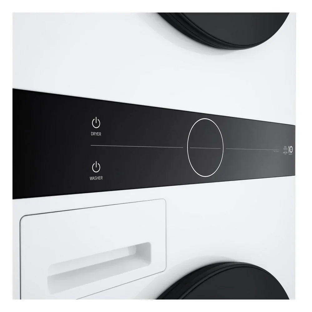 LG WT1210WWF 12kg/10kg 1400 Spin WashTower TurboWash Washer Dryer White