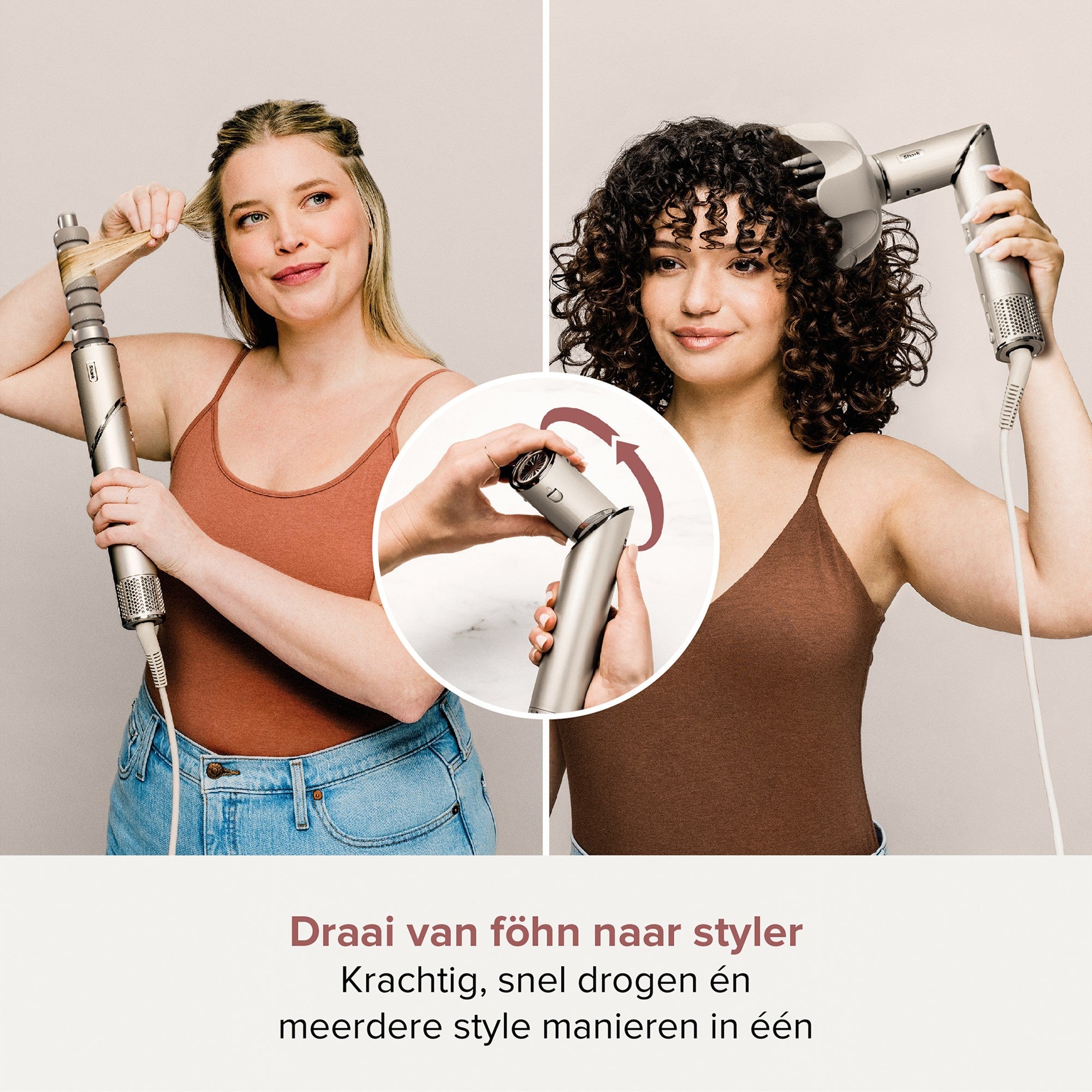 Shark FlexStyle 5-in-1 Multistyler & Föhn - Verbeterd 2025 Model - HD446SLEU