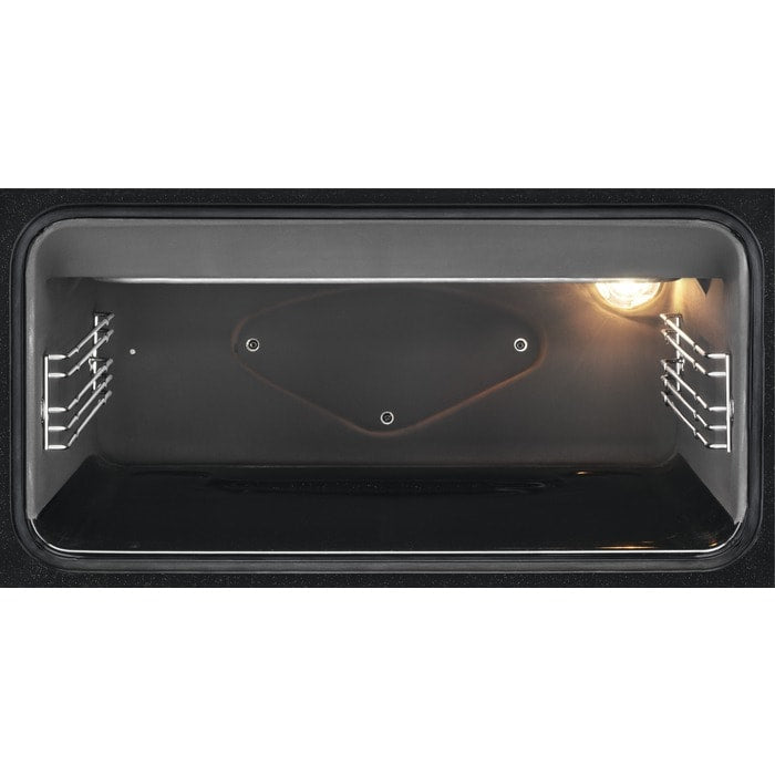 AEG CCB6741MCB 6000 Series Steam Bake 60cm Freestanding Electric Cooker with Ceramic Hob in Black