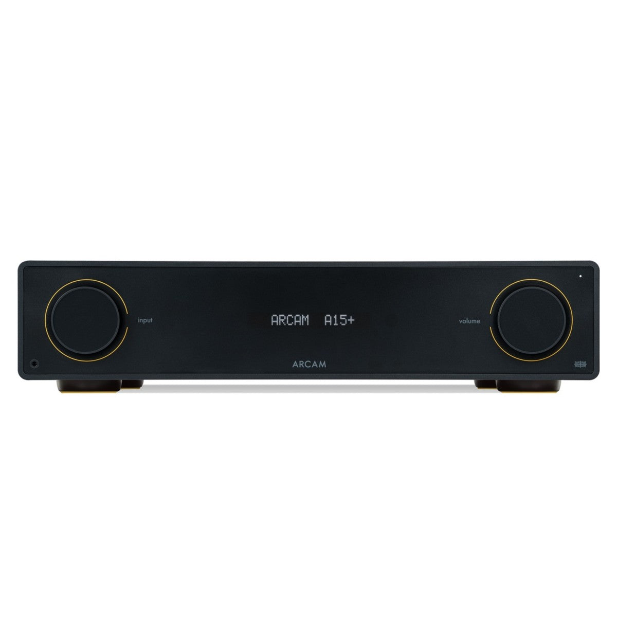 Arcam A15+ Integrated Amplifier with Klipsch RP-600M II Bookshelf Speakers Ebony Pair HiFi Package