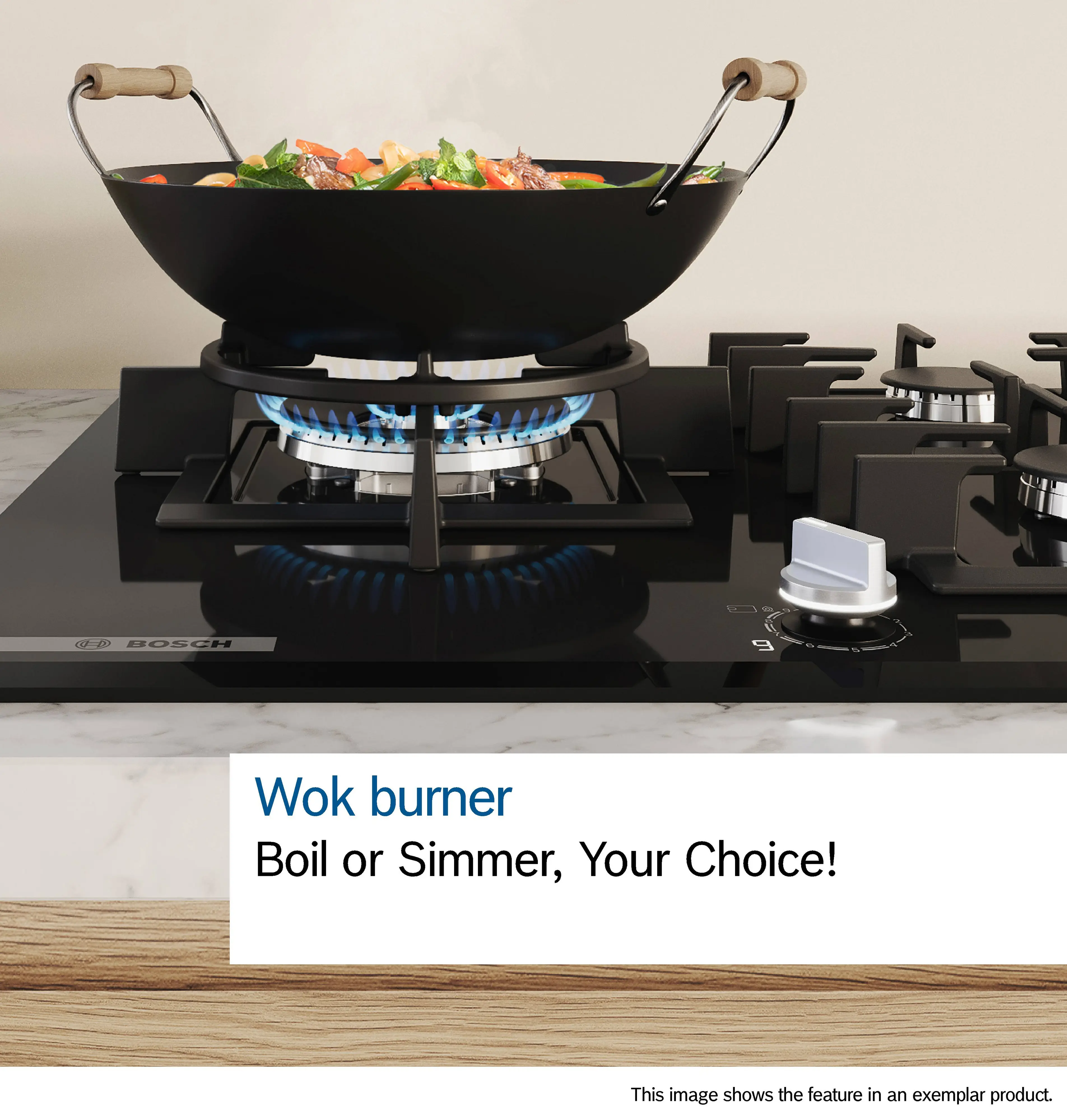 Bosch Series 6 PPQ7A6I40 75cm Gas Hob