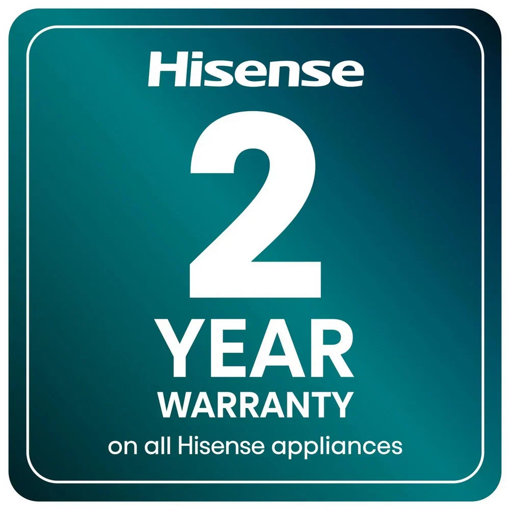 Hisense RB435N4BFE 60/40 Frost Free Fridge Freezer Black - E Rated