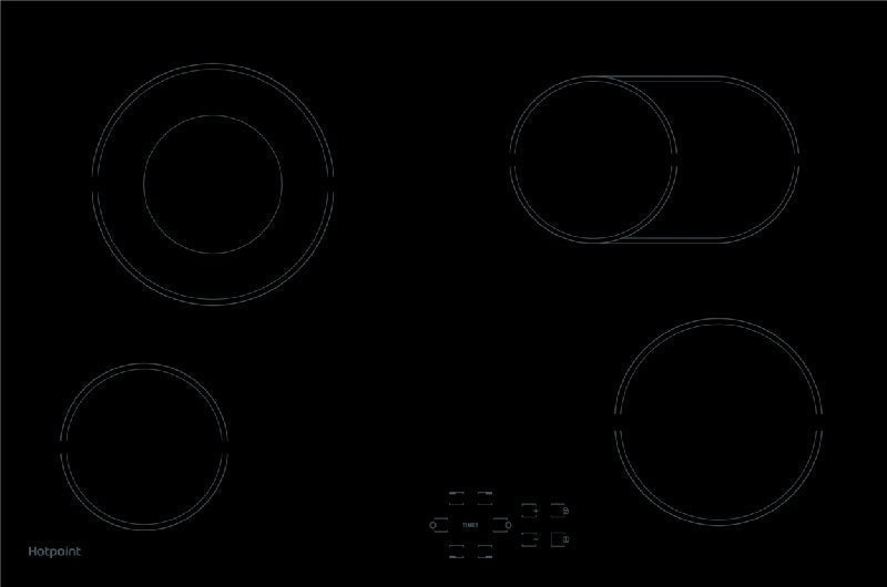 Hotpoint HR724BH 77cm Electric Hob