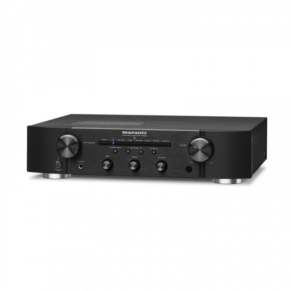 Marantz PM6007 Integrated Amplifier with Bowers and Wilkins 607 S3 Bookshelf Speakers Black HiFi Package