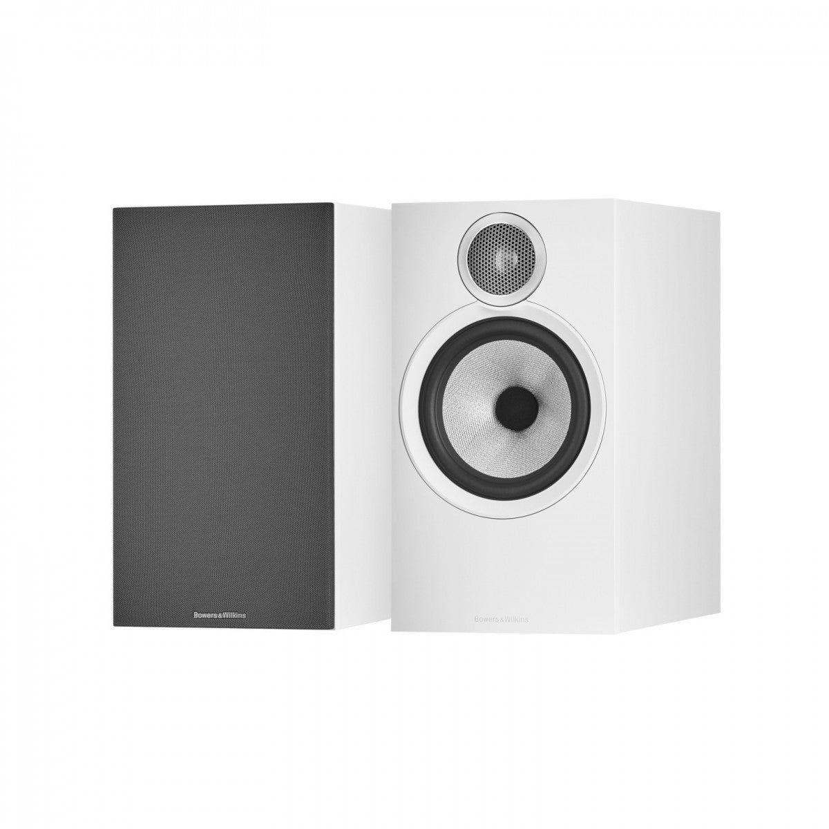 Mission 778X Integrated Amplifier Silver with Bowers & Wilkins 606 S3 Standmount Speakers White Pair