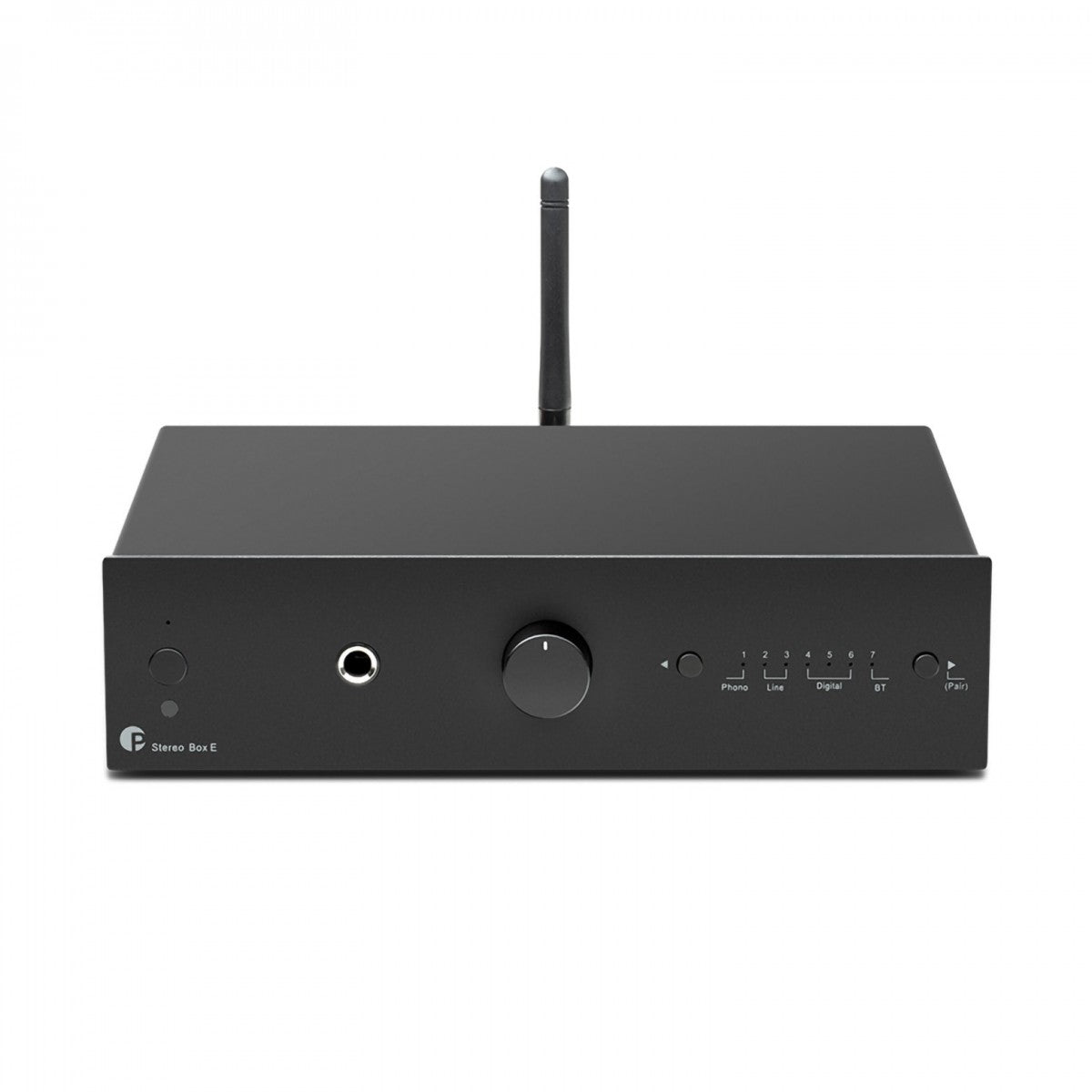 Pro-Ject Stereo Set E1 All-In-One Hi-Fi Set including E1 Turntable with Stereo Box E Integrated Amp and Speaker Box 5E Speakers - Black