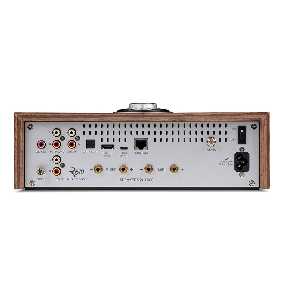 Pro-Ject T1 EVO Phono Belt-Driven Turntable and Ruark R610 Streaming Music Console Walnut HiFi Package