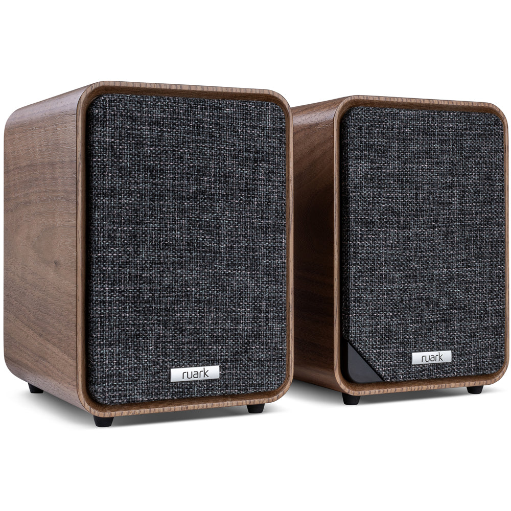 Pro-Ject T1 EVO Phono Turntable with Ruark MR1 MK3 Active Bluetooth Speakers & RS1 Subwoofer Walnut