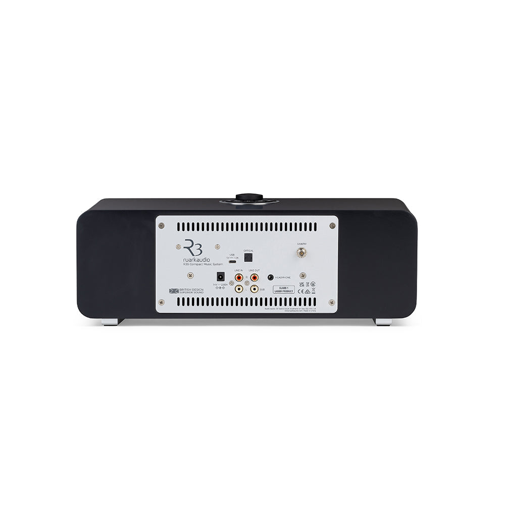 Roberts Stylus Luxe Direct Drive Turntable and Ruark R3s Music System Charcoal HiFi Package