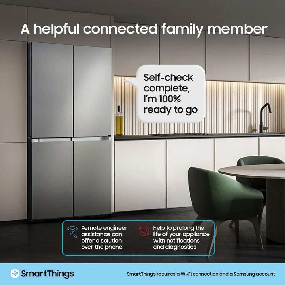 Samsung RF50C532EB1 Series 7 SpaceMax American Style Smart Fridge Freezer Black