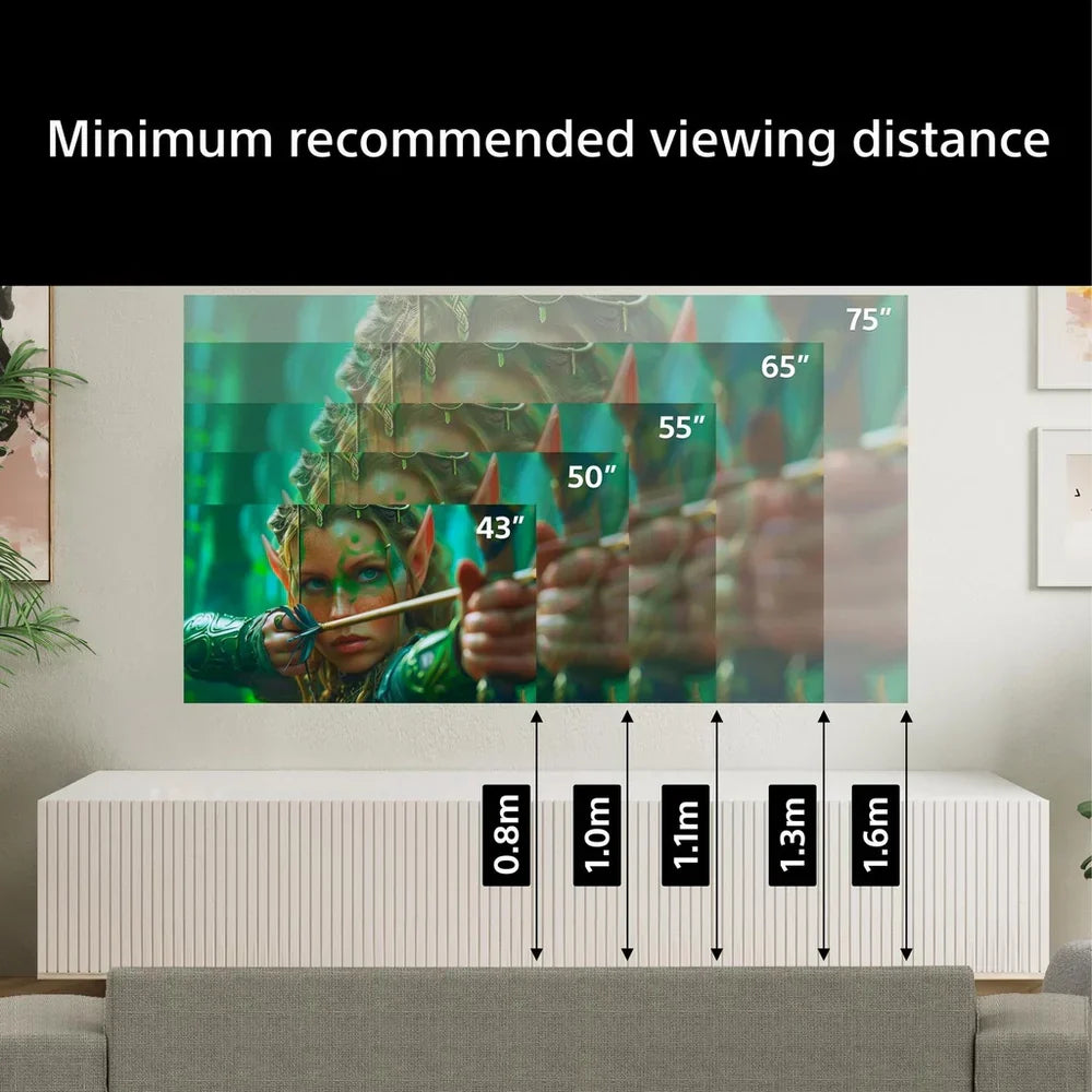 Sony K65S25M2PB 65 Inch BRAVIA 2 II Direct LED 4K Ultra HD HDR Smart Google TV 2026