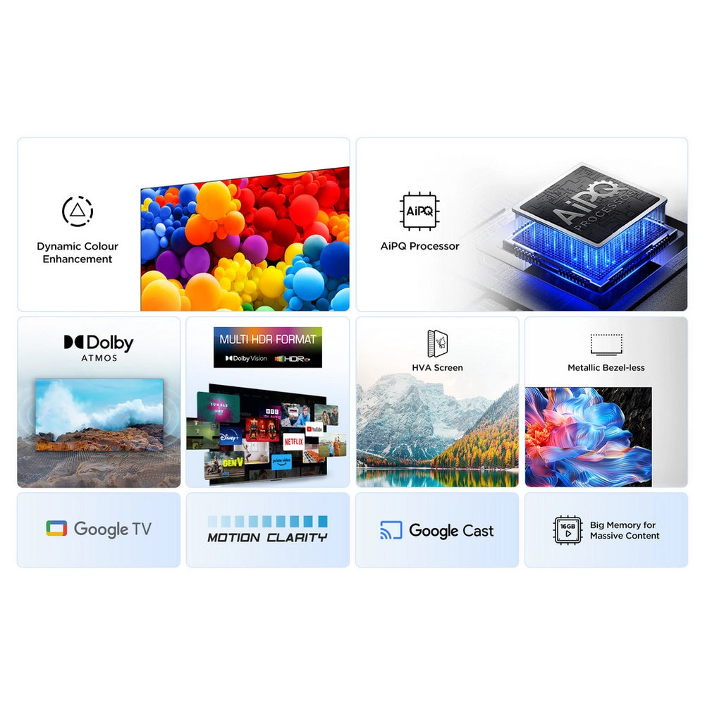 TCL 55V6C-UK 55 Inch V6C 4K Ultra HD HDR Direct LED Smart Google TV