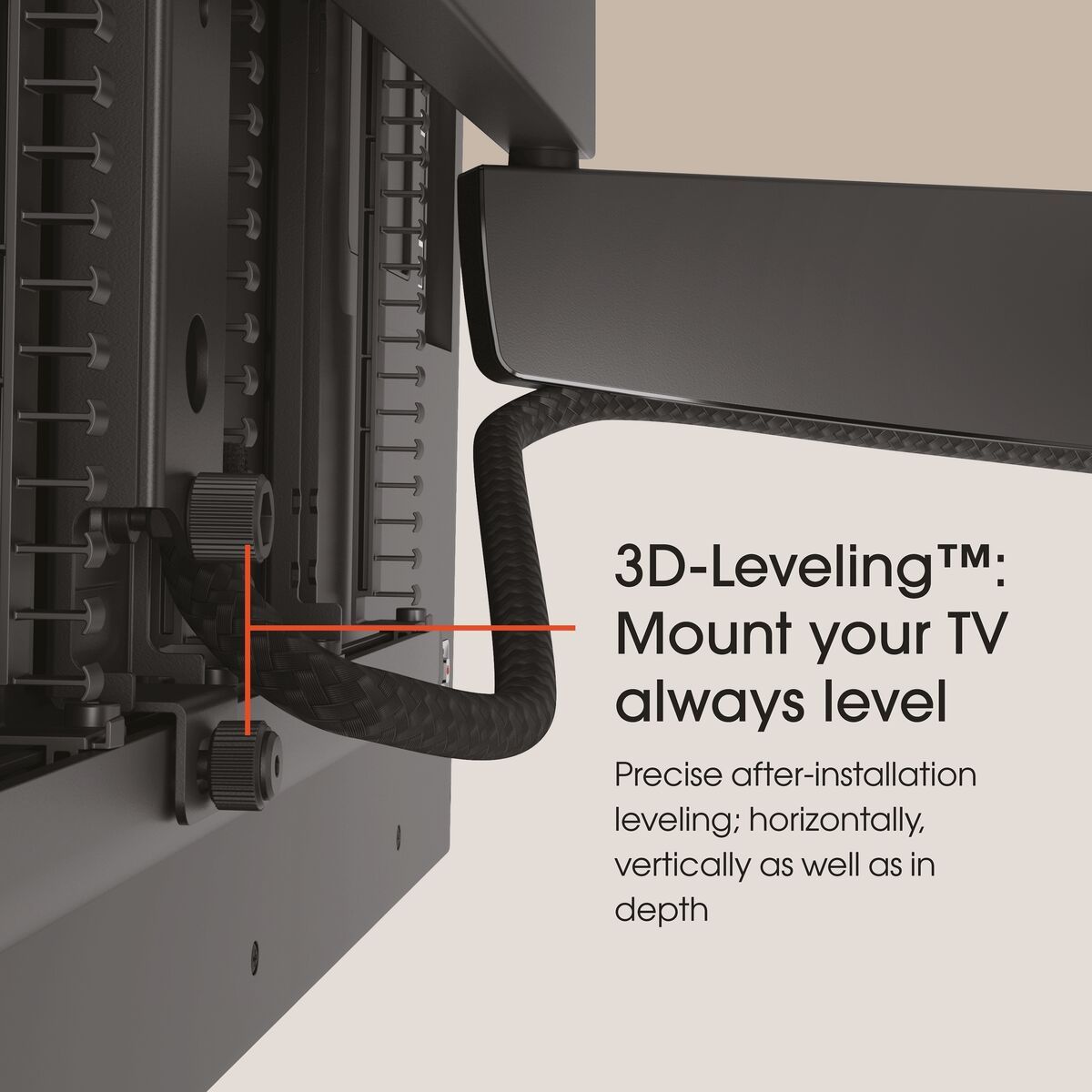Vogels TVM 7655 Full-Motion TV Wall Mount Black