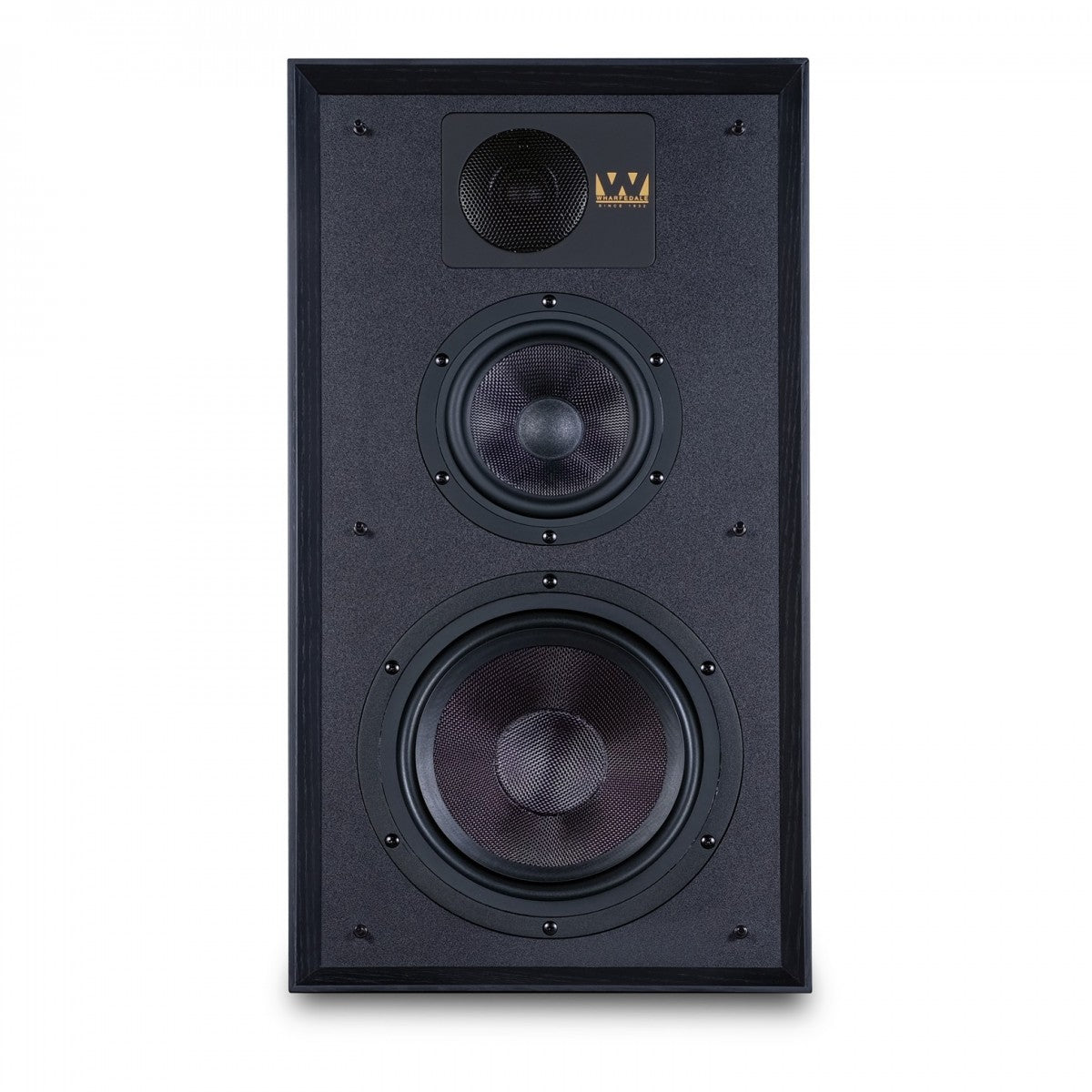 Wharfedale Linton Heritage Standmount Speakers with Matching Stands - Black Oak