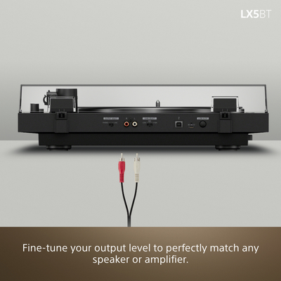 Sony PSLX5BT Fully Automatic Bluetooth Turntable with SRSULT30B ULT Field 3 Wireless Bluetooth Speakers Pair Hi-Fi Package
