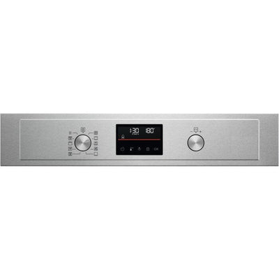 AEG 3000 Series BPX535A61M Air Fry Electric Single Built in Oven with Retractable Dials in Stainless Steel