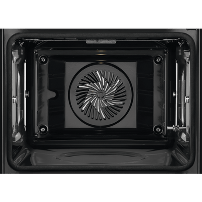 AEG 6000 BPK556260B SteamBake Pyrolytic Built-In Electric Single Oven Black