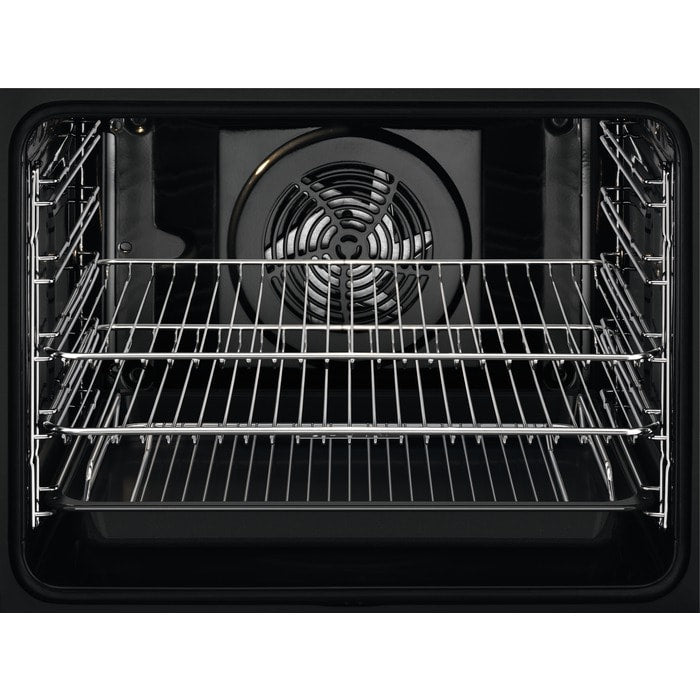 AEG 6000 Series BEB335061W Surround Cook Electric Single Built in Oven with Retractable Dials in White