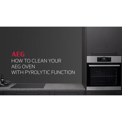 AEG 6000 Series BPS355061M Steam Bake Electric Single Built in Oven with Retractable Dials in Stainless Steel