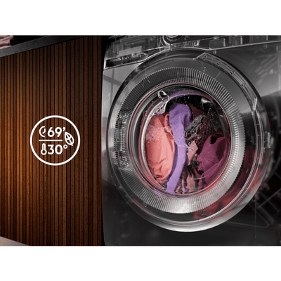 AEG 7000 ProSteam LFR71864B 8kg 1600 Spin Washing Machine