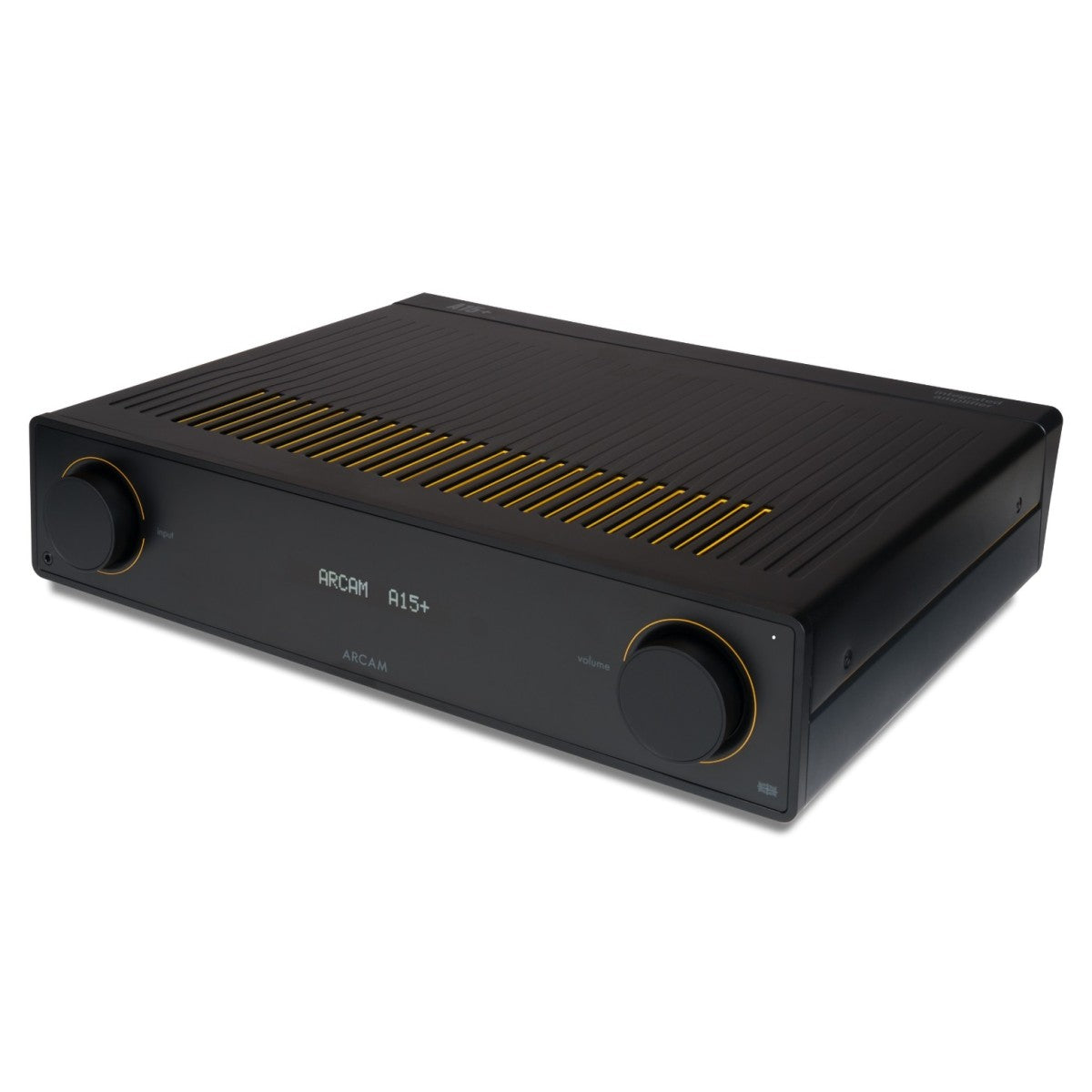 Arcam A15+ Integrated Amplifier Black with JBL 4309 Studio Monitor Bookshelf Speakers Walnut Pair