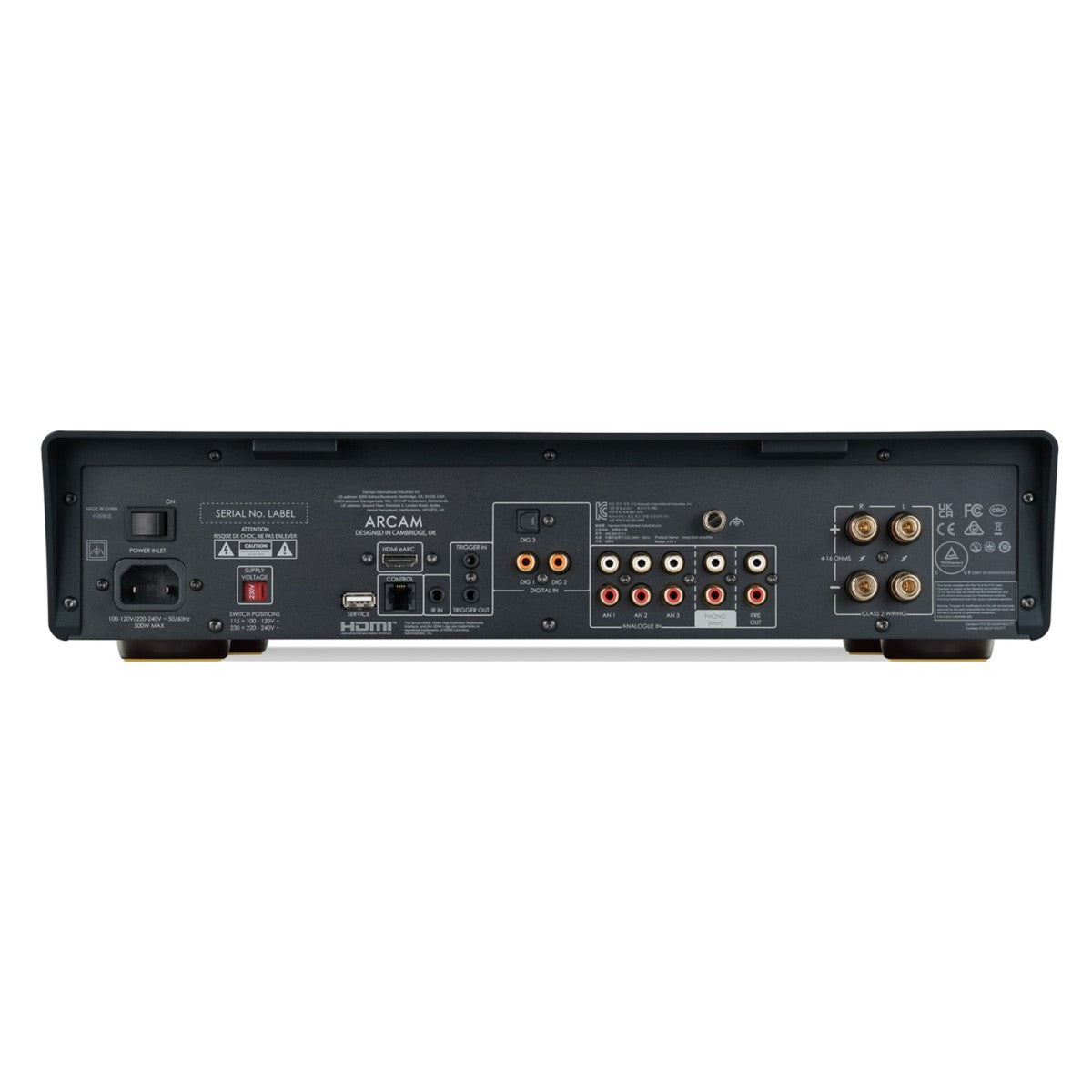 Arcam A15+ Integrated Amplifier with Acoustic Energy AE300 MKII Bookshelf Speakers Pair - Black