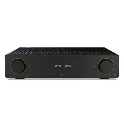 Arcam A15+ Integrated Amplifier with Acoustic Energy AE300 MKII Bookshelf Speakers Pair - Black