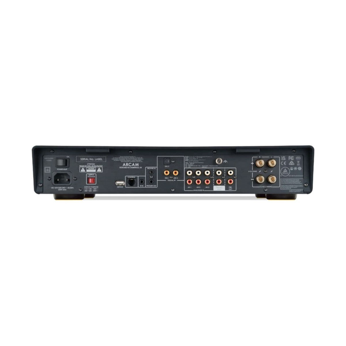 Arcam A5+ Integrated Amplifier with Monitor Audio Bronze 50 7G Bookshelf Speakers Pair - Black