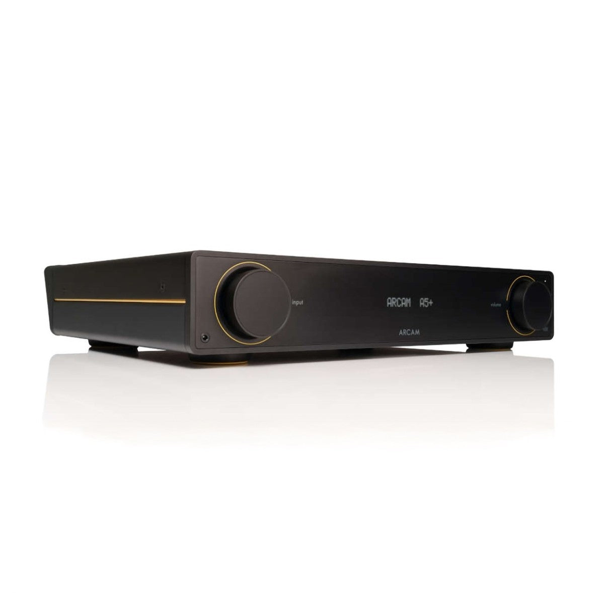 Arcam A5+ Integrated Amplifier with Monitor Audio Bronze 50 7G Bookshelf Speakers Pair - Black