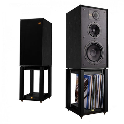 Arcam A5+ Integrated Amplifier with Wharfedale Linton Heritage Standmount Speakers with Matching Stands - Black