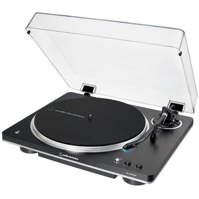 Audio Technica AT-LP70XBT Fully Automatic Bluetooth Wireless Turntable Black and Ruark R3s Music System Charcoal HiFi Package