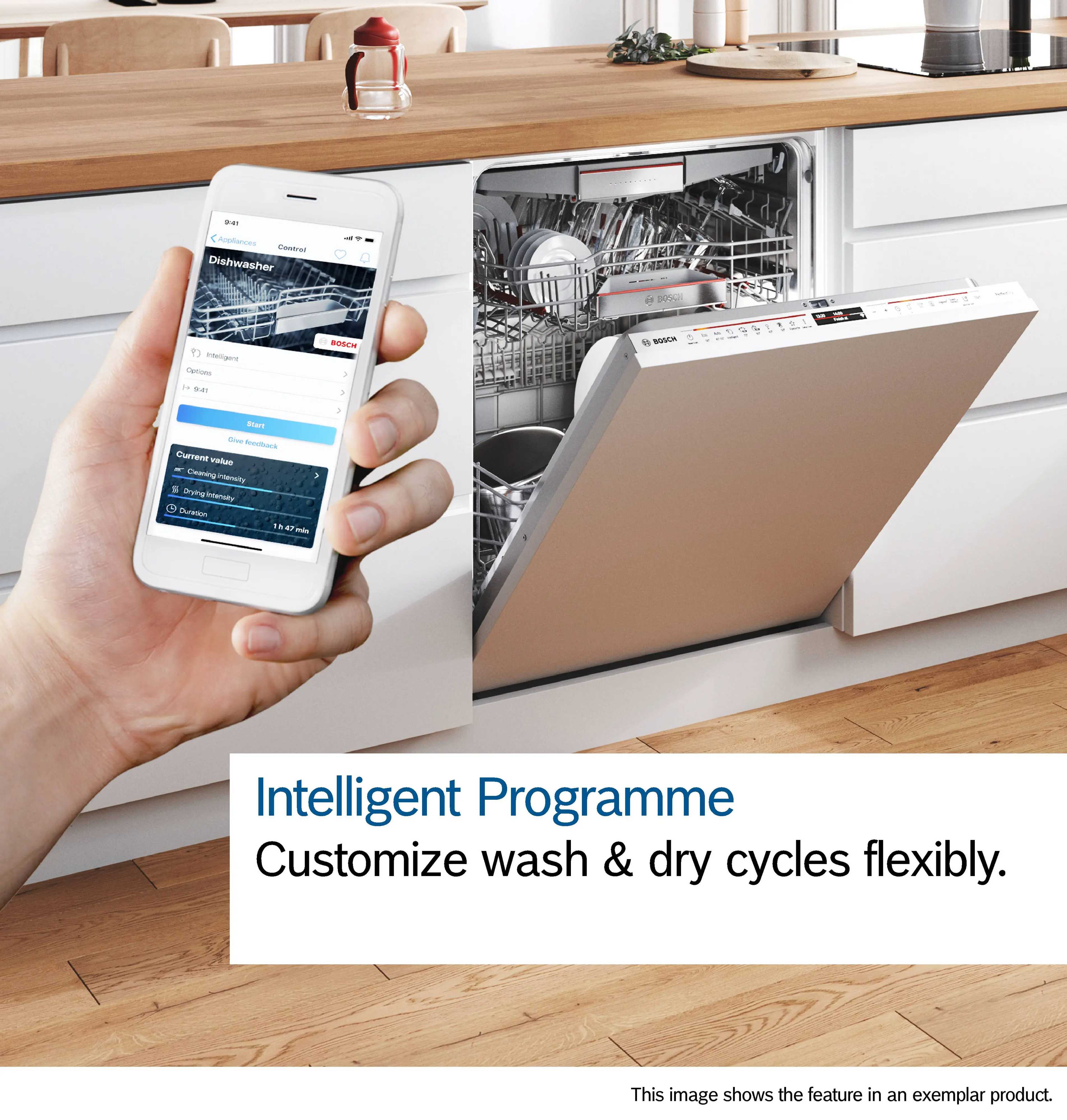 Bosch Series 8 SMD8YCX03G Fully Integrated Dishwasher 14 Place Settings