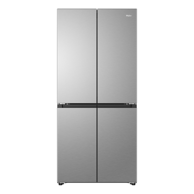 Haier HCR58S18DNMM 60/40 Freestanding Total No Frost American Style Fridge Freezer Inox