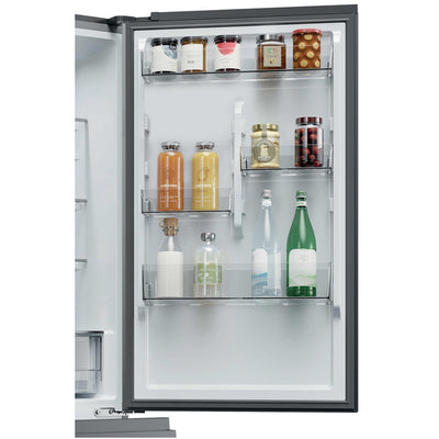 Haier HTR3618DNMM 60/40 Freestanding Total No Frost Fridge Freezer Inox
