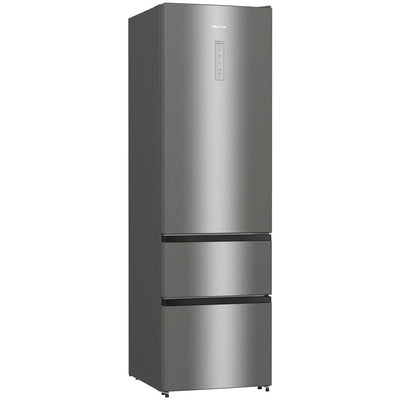 Hisense RM469N4ACDUK Freestanding Frost Free Fridge Freezer Stainless Steel