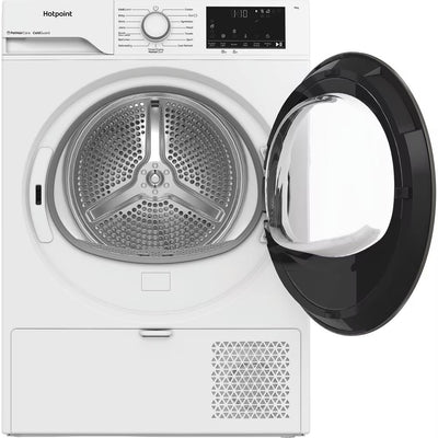 Hotpoint CHD93MWWUK 9KG Heat Pump Tumble Dryer with PetHairCare White