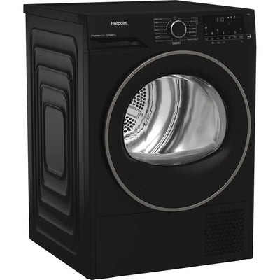 Hotpoint CHD94MBBSUK 9kg Heat Pump Tumble Dryer with HomeWhiz Black