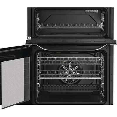 Hotpoint HDE6IDC2X 60cm Electric Double Cooker with Induction Hob Stainless Steel