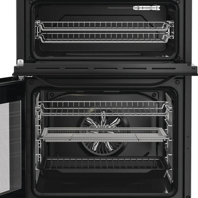 Hotpoint HDE6VDCASB1 60cm Electric Double Cooker With Induction Hob and Air Fry Black
