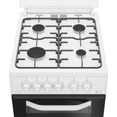 Hotpoint HDG5GCW 50cm Gas Double Cooker White
