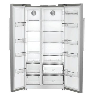 Hotpoint HPG26592XP4UK Side By Side Dual No Frost American Fridge Freezer Silver