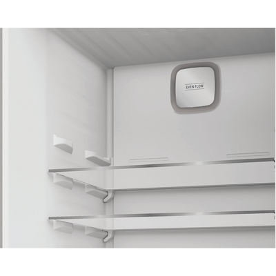 Hotpoint HPK 26403W XP5UK Freestanding Dual No Frost 70/30 Fridge Freezer with Even Flow Brushed Steel HPK26403WXP5UK