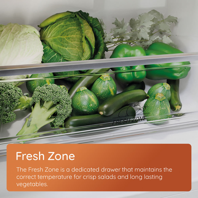 Hotpoint HPKH 1261W S4UK Freestanding No Frost 50/50 Fridge Freezer with Water Dispenser Silver HPKH1261WS4UK