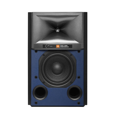 JBL 4309 High Performance Studio Monitor Bookshelf Speakers with JS-65 Stands Pair - Black