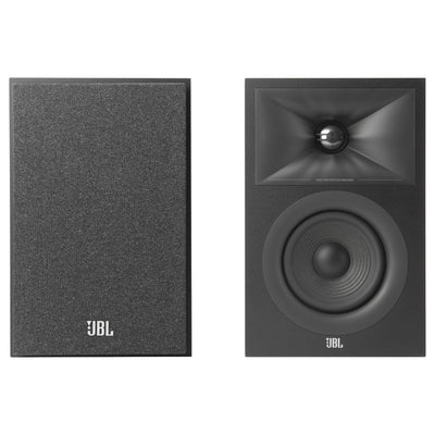 JBL STAGE240B 2 Way 4.5 Inch Bookshelf Speakers Pair Black