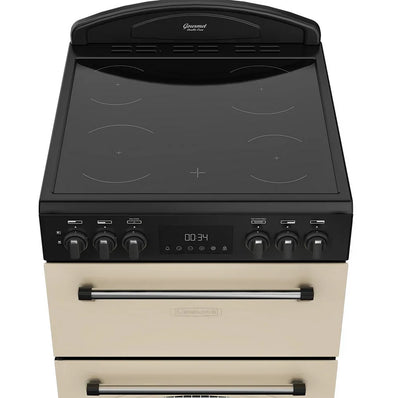 Leisure CLB60ECC 60cm Freestanding Double Oven Electric Range Style Cooker in Cream - A Rated
