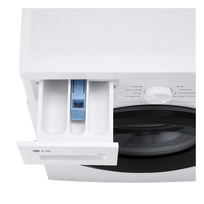 LG F4A10S8NWK 8kg 1400 Spin Front Load Washing Machine White - A Rated