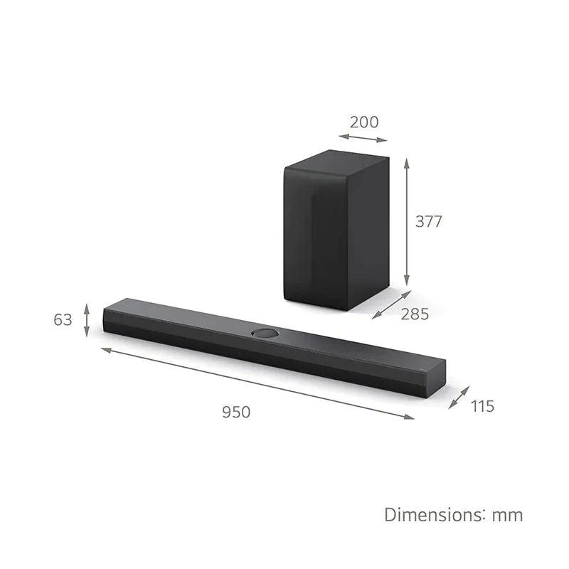 LG OLED48G56LS 48 Inch OLED evo AI G5 4K UHD HDR Smart TV with LG US70TY 3.1.1ch Soundbar Bundle