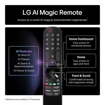 LG OLED55B56LA 55 Inch OLED AI B5 4K HDR Ultra HD Smart TV