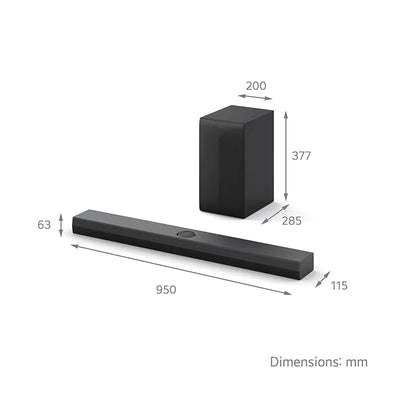 LG OLED55G56LS 55 Inch OLED evo AI G5 4K UHD HDR Smart TV with LG US70TY 3.1.1ch Soundbar Bundle